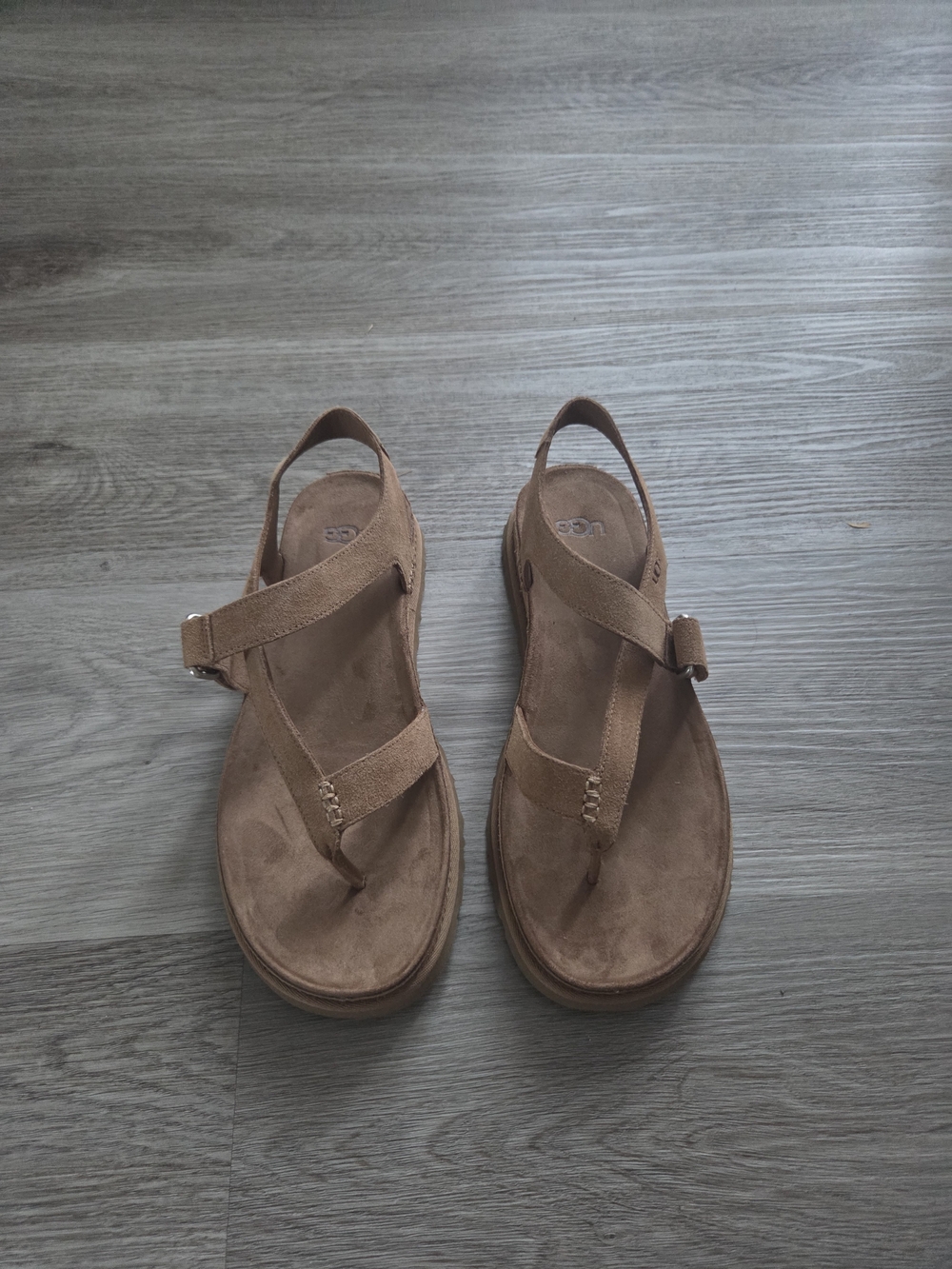 UGG Women's GoldenGaze Toe Post Size #8.5